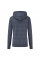 Vintage Heather Navy Ladies' Classic Hooded Sweat