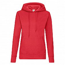 Red Ladies' Classic Hooded Sweat