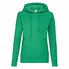 Kelly Green Ladies' Classic Hooded Sweat