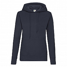 Deep Navy Ladies' Classic Hooded Sweat