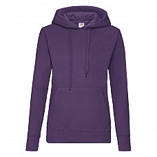 Purple Ladies' Classic Hooded Sweat