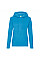 Azure Blue Ladies' Classic Hooded Sweat