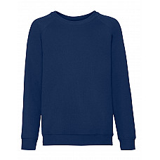 Navy Blue Kid's Classic Raglan Sweat