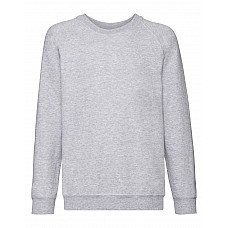 Heather Grey Kid's Classic Raglan Sweat