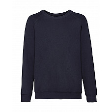 Deep Navy Kid's Classic Raglan Sweat