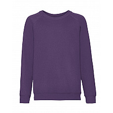 Purple Kid's Classic Raglan Sweat