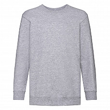 Heather Grey Kid's Classic Set-In Sweat