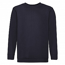 Deep Navy Kid's Classic Set-In Sweat