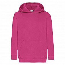 Fuchsia Kid's Classic Hooded Sweat