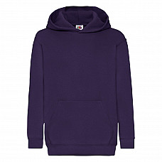 Purple Kid's Classic Hooded Sweat