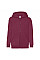 Burgundy Kid's Classic Hooded Sweat Jacket