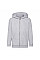 Heather Grey Kid's Classic Hooded Sweat Jacket