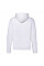 White Men's Classic Hooded Sweat Jacket