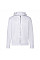 White Men's Classic Hooded Sweat Jacket