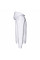 White Men's Classic Hooded Sweat Jacket