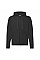 Black Men's Classic Hooded Sweat Jacket