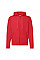 Red Men's Classic Hooded Sweat Jacket