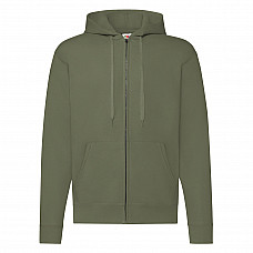 Classic Olive Men's Classic Hooded Sweat Jacket