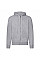 Heather Grey Men's Classic Hooded Sweat Jacket