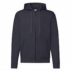 Deep Navy Men's Classic Hooded Sweat Jacket