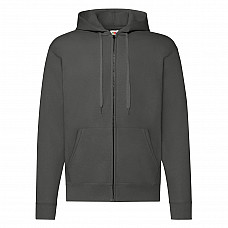 Light Graphite Men's Classic Hooded Sweat Jacket