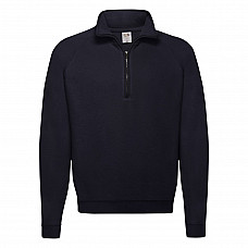 Deep Navy Men's Classic Zip Neck Sweat