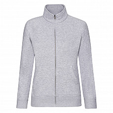 Heather Grey Ladies' Premium Sweat Jacket