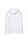 White Ladies' Premium Hooded Sweat Jacket