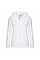 White Ladies' Premium Hooded Sweat Jacket