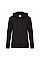 Black Ladies' Premium Hooded Sweat Jacket