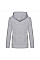 Heather Grey Ladies' Premium Hooded Sweat Jacket