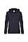 Deep Navy Ladies' Premium Hooded Sweat Jacket