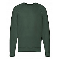 Bottle Green Men's Lightweight Raglan Sweat