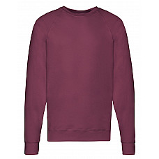 Burgundy Men's Lightweight Raglan Sweat