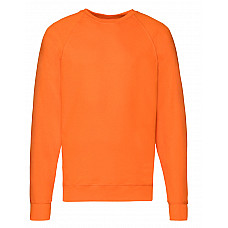 Orange Men's Lightweight Raglan Sweat