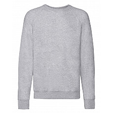 Heather Grey Men's Lightweight Raglan Sweat