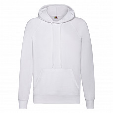 White Men's Lightweight Hooded Sweat