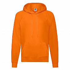 Orange Men's Lightweight Hooded Sweat