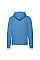 Azure Blue Men's Lightweight Hooded Sweat