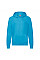 Azure Blue Men's Lightweight Hooded Sweat