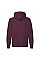 Burgundy Men's Lightweight Hooded Sweat Jacket