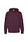 Burgundy Men's Lightweight Hooded Sweat Jacket