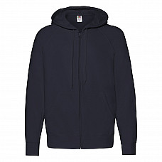 Deep Navy Men's Lightweight Hooded Sweat Jacket