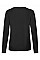 Black Ladies' Lightweight Raglan Sweat