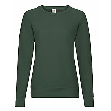 Bottle Green Ladies' Lightweight Raglan Sweat