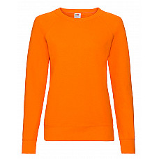 Orange Ladies' Lightweight Raglan Sweat