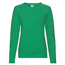 Kelly Green Ladies' Lightweight Raglan Sweat