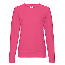 Fuchsia Ladies' Lightweight Raglan Sweat