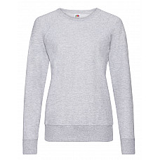 Heather Grey Ladies' Lightweight Raglan Sweat