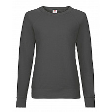 Light Graphite Ladies' Lightweight Raglan Sweat